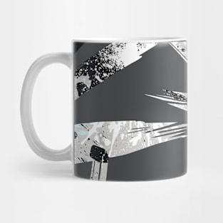 Abstract artistic beautiful pattern with strokes Mug